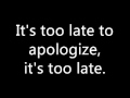 Apologize One Republic ft. Timbaland (Lyrics ...