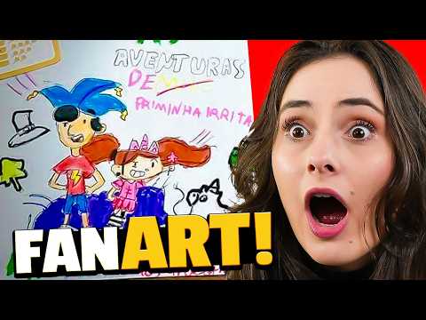 AS FANARTS QUE VOCÊS MANDAM PRA GENTE!!!