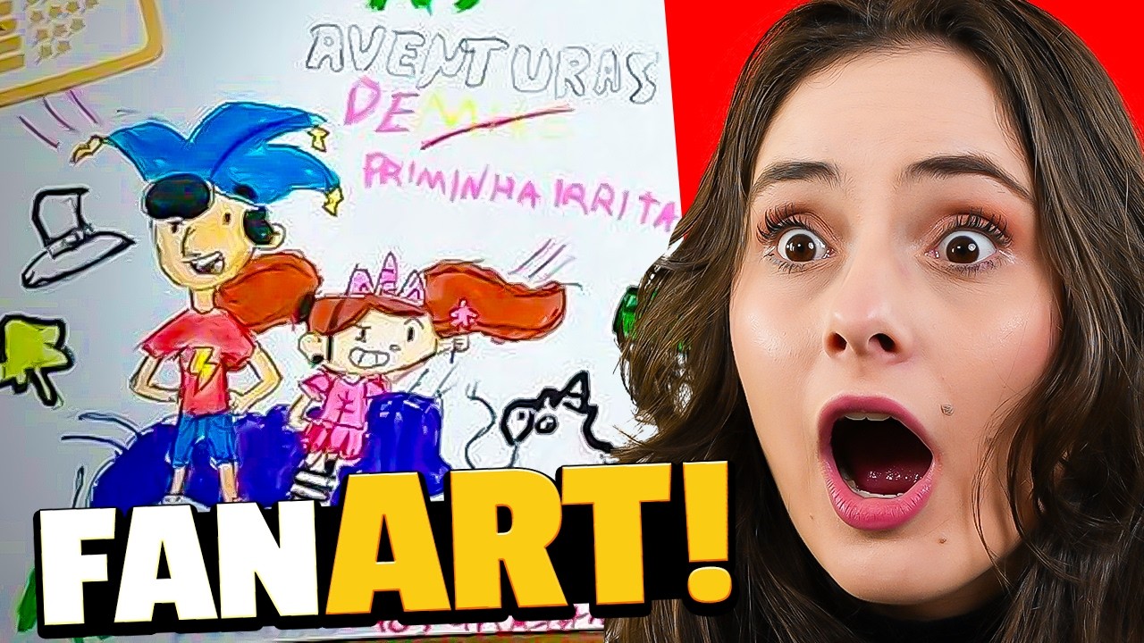 AS FANARTS QUE VOCÊS MANDAM PRA GENTE!!! | Dearo e Manu