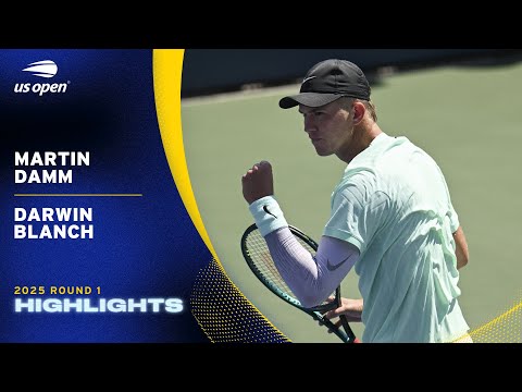 Martin Damm vs. Darwin Blanch Highlights | 2025 US Open Round 1