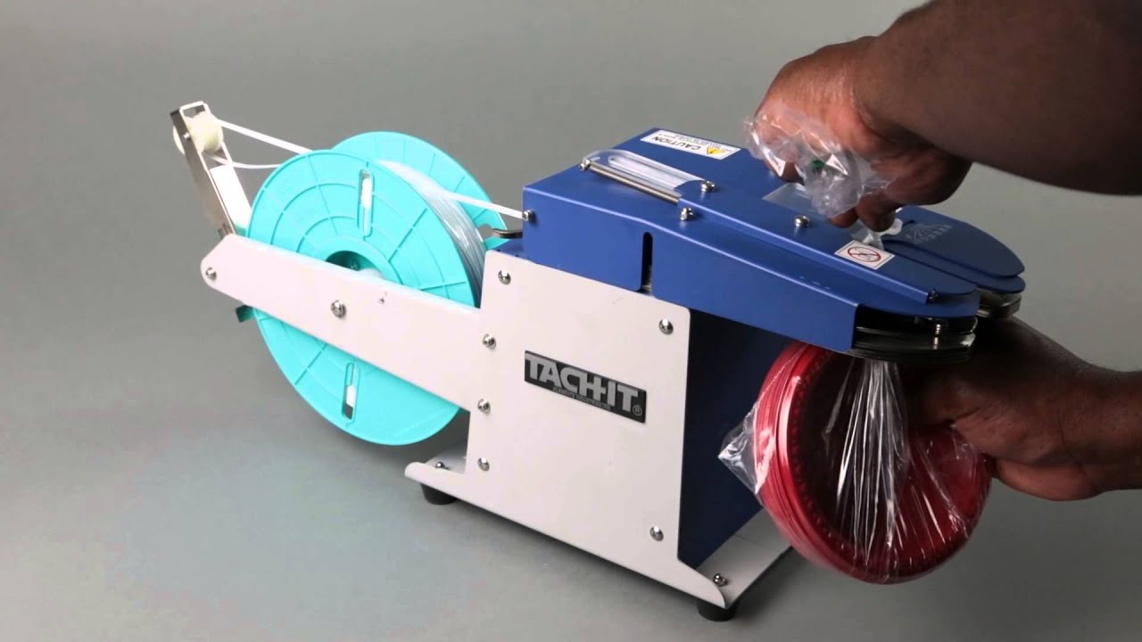Tach-It Model #3570 Adjustable Diameter Semi-Automatic Twist Tie Machine