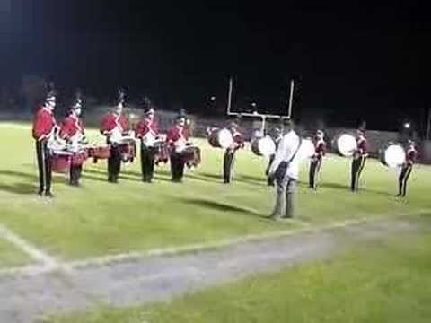 Cheshire High School Drumline - 2006 - On-Field Warmup