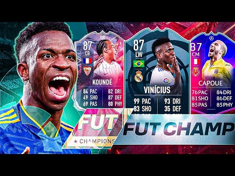 I USED 87 VINICIUS, 87 CAPOUE & 87 KOUNDE IN FUT CHAMPS! 🤩 - FIFA 22 Ultimate Team