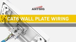 ANTSIG : How to Wire a CAT6 Wall Plate