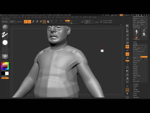 Intro To ZBrush 2019: 06 - Sculpting The Body