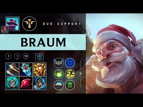 Braum Support vs Pantheon - EUW Challenger Patch 26.02