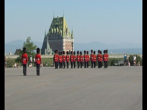 Changing of the Guard at Quebec City 22 Regiment Canadien Francais