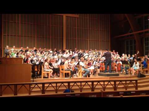 ORS and the VSO rehearse Gloria from Missa Solemis