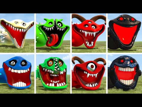 HUNGRY WORM FAMILY VS HUNGRY SNAKE FAMILY! WHO IS STRONGER?! — Garry’s Mod