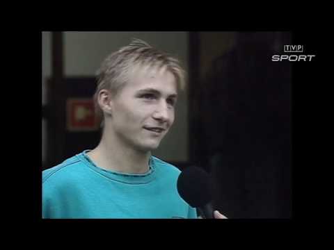 Piłka 1995 Stomil–Olimpia/Lechia, GKS Katowice–Górnik Zabrze. Tomasz Sokołowski Bartosz Karwan