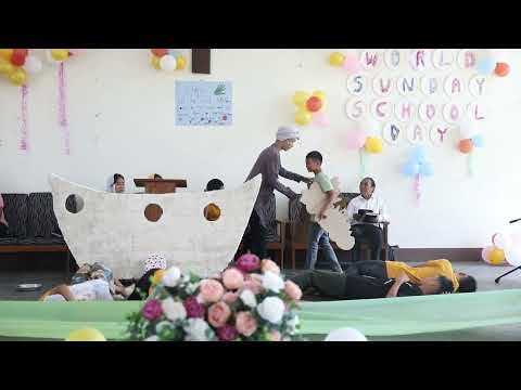 Noah's Ark skit by C.C.R.C Sunday school department.