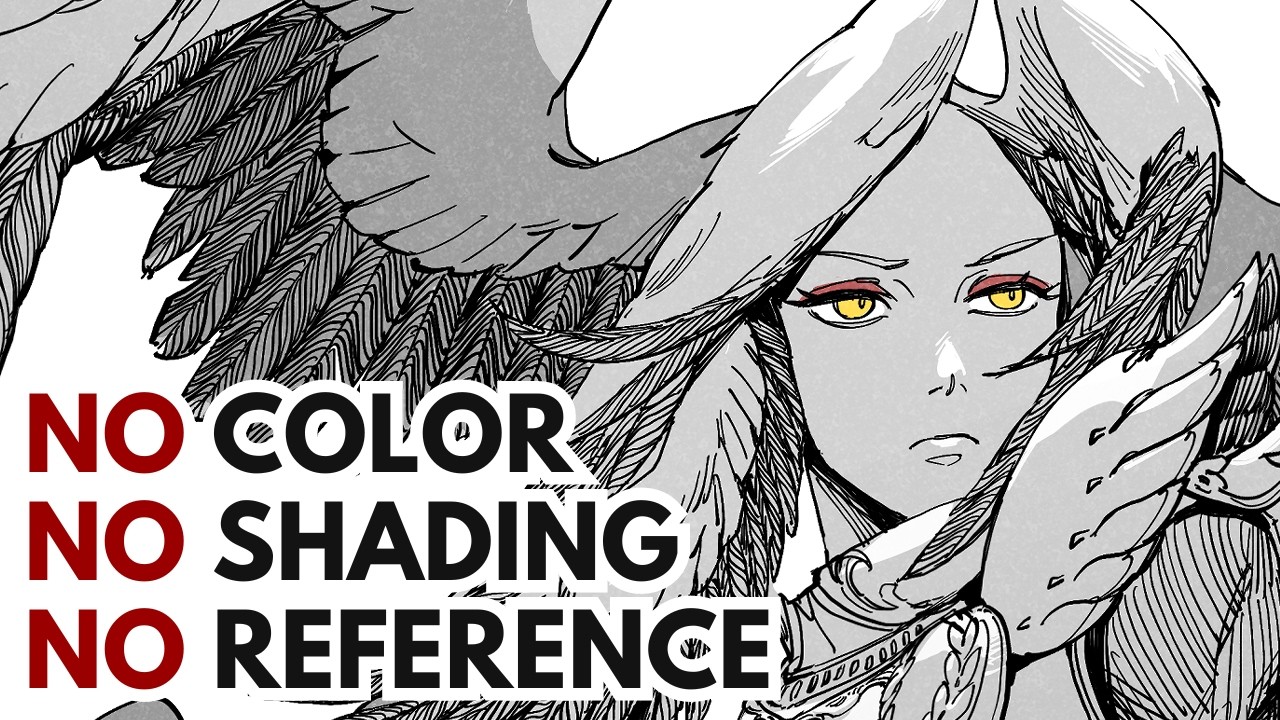 How I draw without reference