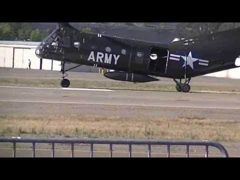 Piasecki H-21B Departing KSEE