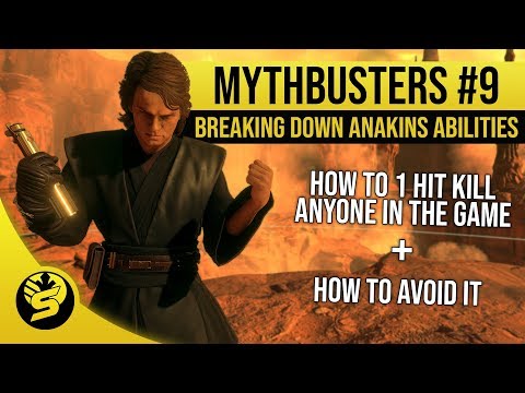 Anakin can 1 hit kill anyone in the game?! - Battlefront 2 Mythbusters #9