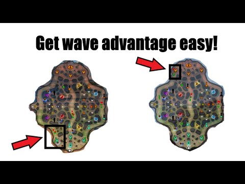 Smite Wave Mechanics Tutorial: Push the Wave by Killing Only 1 Minion