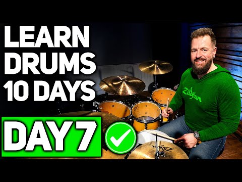 Drums Lesson 7 - SURPRISINGLY EASY Drum Beat for QUICK Coordination! [Free 10 Day Starter Course]
