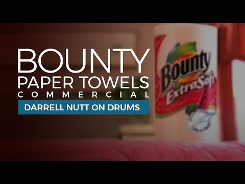 Bounty Extra Soft Commercial | DARRELL NUTT on Drums