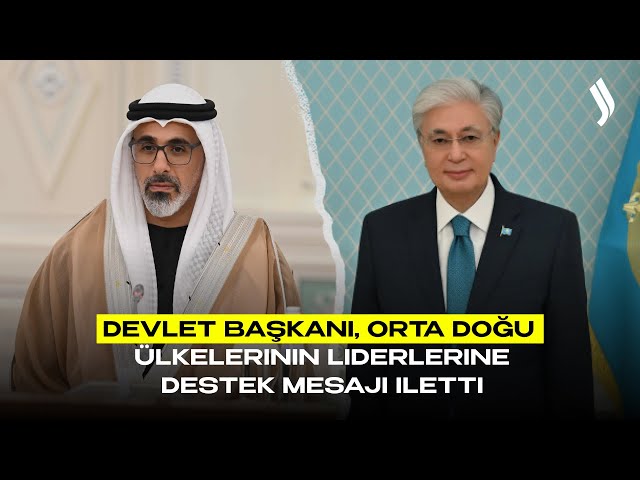 Devlet Başkanı, Orta Doğu ülkelerinin liderlerine destek mesajı iletti