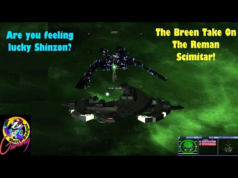 Breen Drain Weapon VS Reman Scimitar | Star Trek Ship Battles | Bridge Commander Battle |