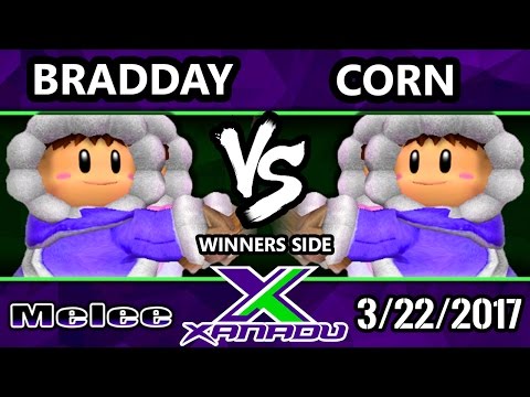 S@X 194 - Bradday (Ice Climbers) Vs. Corn (Ice Climbers) - SSBM Tournament - Smash Melee