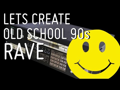 Let's create rave like we're back in the 90's (Korg M1,Korg MS-20,emulating Akai S950) Prodigy style