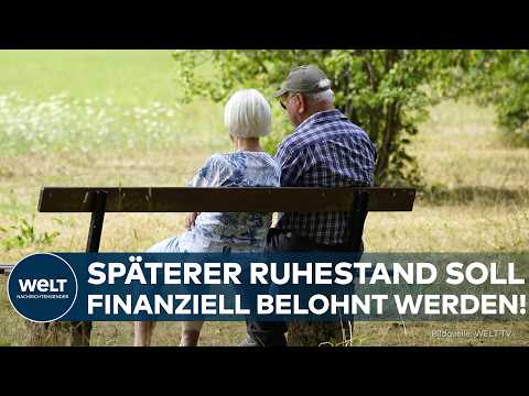 Video Thumbnail: ARBEITEN BIS 70? Rentenkommission berät über höhere Altersgrenze und stärkere Abschläge!