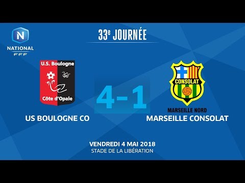 J33 : US Boulogne CO - Marseille Consolat (4-1), le replay I National FFF 2018