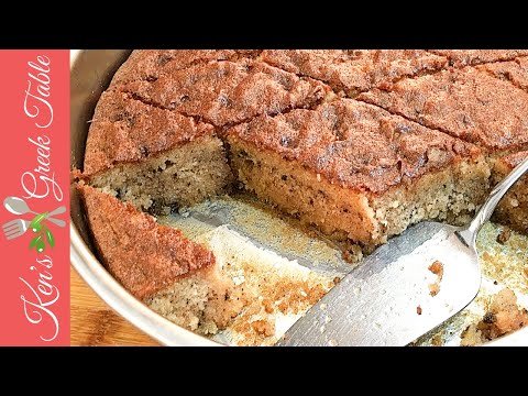 How To Make Karidopita | Greek Walnut Cake With Syrup