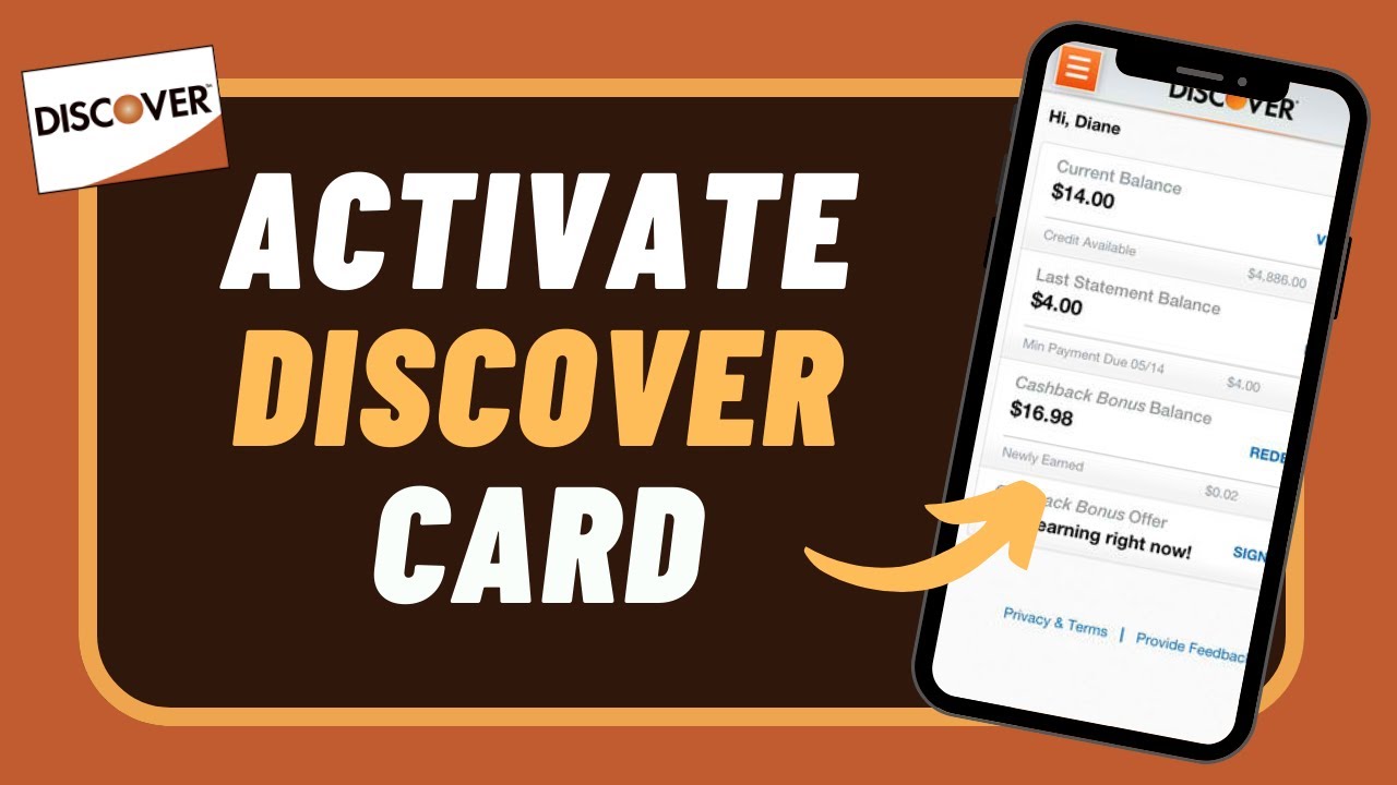Discover - How to Activate Card?