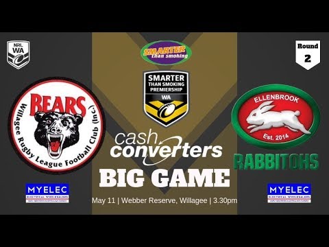 WA Smarter Than Smoking Premiership 2019 - Round 2 Bears v Rabbitohs