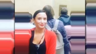 Demi Lovato Brings Big Sean to the Mona Lisa!