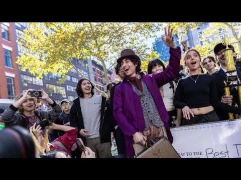 比本尊還像！提摩西·夏勒梅在「甜茶模仿大賽」中居然沒有拿到第一名？！ (Timothée Chalamet makes surprise appearance at his own look-alike contest| ITV News)