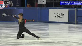 Lea Serna - Championnats de France Elite 2021 Short program