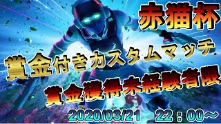 【Fortnite】賞金付きカスタムマッチ＜赤猫杯＞