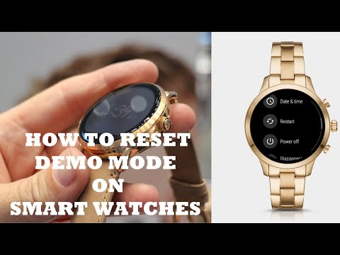 How to reset demo mode on smart watches