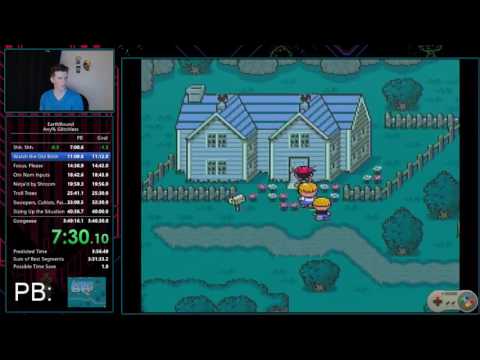 EarthBound Any% Glitchless 3:47:41 speedrun world record