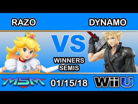 MSM 129 - LH | Razo (Peach) Vs. Dynamo (Cloud) Winners Semis - Smash 4