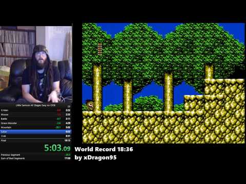Little Samson [All Stages Easy No Oob] Speedrun 18:26 (World Record)