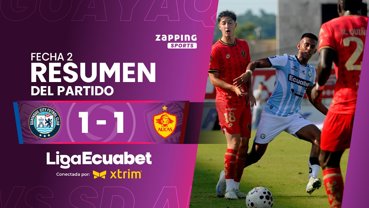 Guayaquil City vs Aucas Highlights