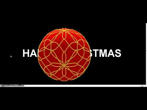 Temari ball for christmas