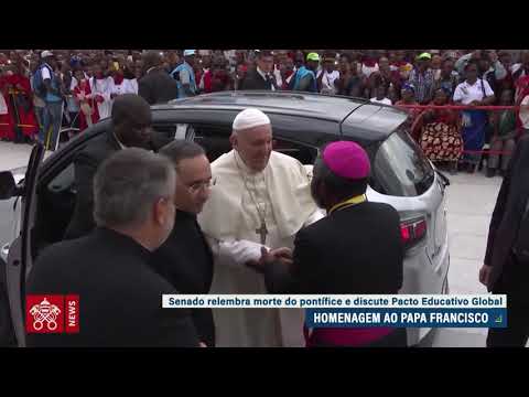 Homenagem do Senado ao papa Francisco destaca pacto global pela educação