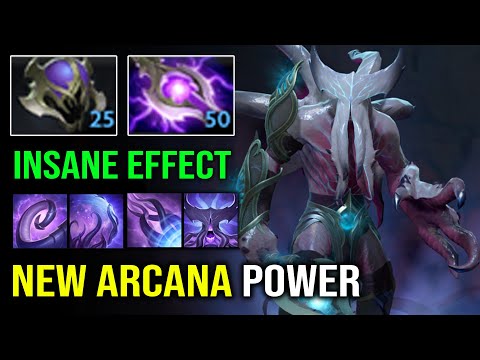 Power of the NEW Arcana 25Kills Tentacle Hard Carry Faceless Void with Full Set Effect 7.32 Dota 2