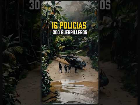 16 Policías contra 300 guerrilleros