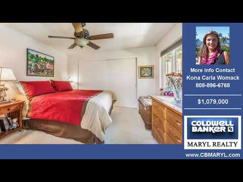Homes For Sale Kailua Kona HAWAII Real Estate $1079000 4-Bdrms 3-Full and 1-Half Baths