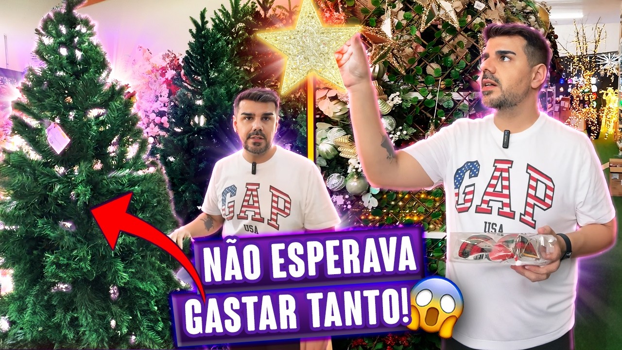 COMPRANDO A ÁRVORE DE NATAL MAIS CARA DA MINHA VIDA! - Titi Fabri