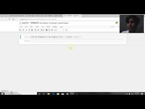 Solving Integration Equation Using Pythonjupyter Notebook
