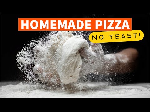 Spelt flour PIZZA no yeast 🍕😋 HOMEMADE PIZZA RECIPE