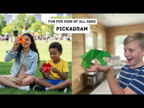 Pickagram Magnetic 3D Art Tangram Puzzle
