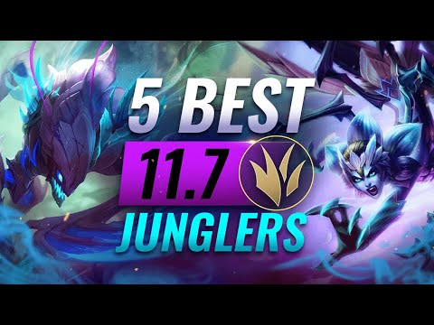Top 5 Junglers to CARRY WITH in Patch 11.7 - League of Legends