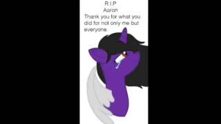 R.I.P Aaron/Shad And Thank You {MLP Speedpaint}